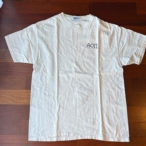 Alpha Omicron Pi Vintage Sisterhood T-Shirt with Misspelled Word